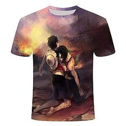 One Piece Marineford Death Of A Brother T shirt OMN1111