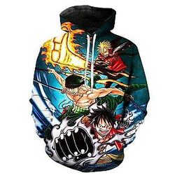 One Piece Hoodie The Monster Trio Combo OMN1111
