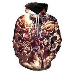 One Piece Luffy Gear Fourth Gomu Gomu No Hoodie OMN1111