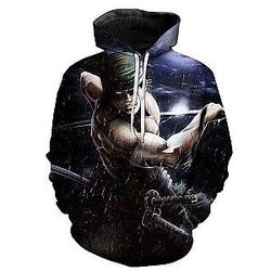 One Piece Fan Art Zoro Hoodie OMN1111