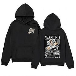 GEAR 5 Luffy Bounty Poster Anime Pullover NTMD1006 One Piece Hoodies