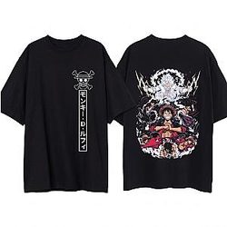 Luffy All Transformations Anime NTMD1006 One Piece T-Shirts