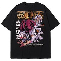 One Piece Anime Monkey D Luffy Gear 5 NTMD1006 One Piece T-Shirts