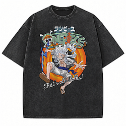 Monkey D Luffy Washed NTMD2008 One Piece T-Shirts
