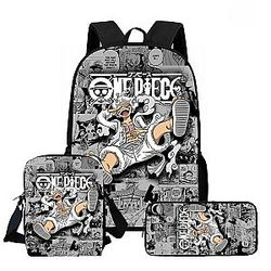 One Piece Gear 5 3-In-1 Durable School Backpack Set 