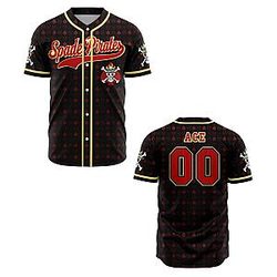 Spade Pirates PTTT2608  One Piece Baseball Jersey