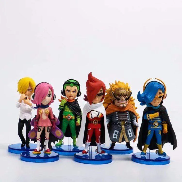 Lot Of 6 One Piece Figurine The Vinsmoke Family The Germa 66