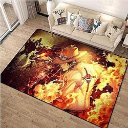 One Piece Ace Fiery Fists Carpet OMN1111