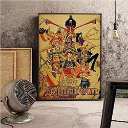 One Piece Straw Hat Crew Declares War Poster OMN1111