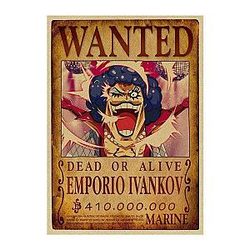 Search Notice Emporio Ivankov Wanted OMN1111