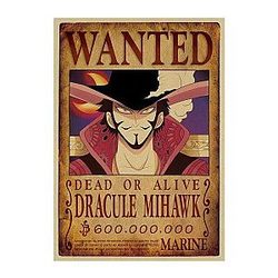 Dracule Mihawk Wanted OMN1111