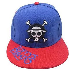 One Piece cap with Luffy emblem OMN1111