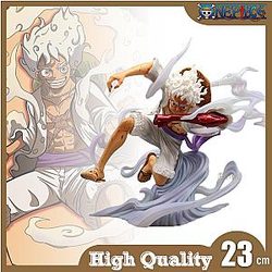 One Piece 23cm Gear 5 Luffy Anime Figure PVC Model Action Figures