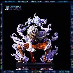 One Piece Luffy Gear 5 Anime Action Figure Sun God Nika Luffy Figurine AL1609