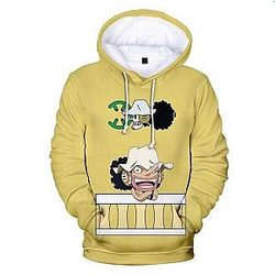 One Piece Hoodies - Cute Usopp One Piece Sweatshirt OMS0911