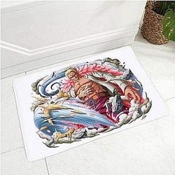 One Piece Rugs - Doflamingo One Piece Shower Mat OMS0911