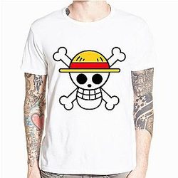 One Piece T-Shirts - Straw Hat Logo One Piece T-Shirt OMS0911