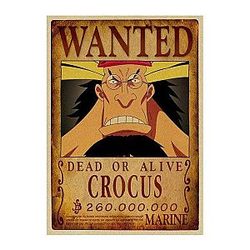 One Piece Posters - Search Notice Crocus wanted OMS0911