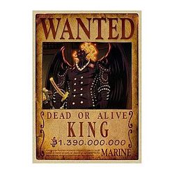 One Piece Posters - Search Notice King wanted OMS0911