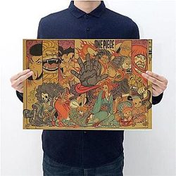 One Piece Posters - Vintage One Piece Poster Wano Kuni OMS0911