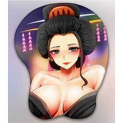 One Piece Mouse Pads - Nico Robin One Piece 3D Boob Mouse Pad