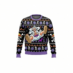 One Piece Luffy Gear 5 Ugly Christmas Sweater