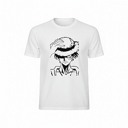 One Piece Merch - Luffy Straw Hat T-Shirt ANM0608