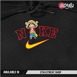 Luffy Sport Logo Embroidered Hoodie / Sweatshirt