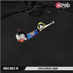 Luffy Pirate Embroidered Hoodie / Sweatshirt