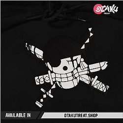 Logo Zoro Skull Embroidered Hoodie / T-shirt