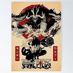 Luffy One Piece Anime Poster