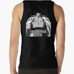 The one piece is real black and white (monochrome) version Tank Top