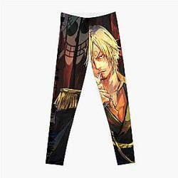 One Piece Sanji Vinsmoke Black Leg Sanji Leggings