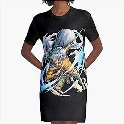 Rayleigh One Piece Graphic T-Shirt Dress
