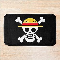 one piece mask stickers Bath Mat