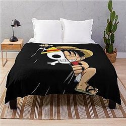 One Piece Luffy Classic Throw Blanket