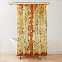 One Piece World Shower Curtain