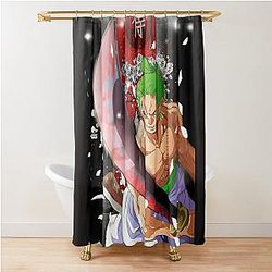 Zoro One Piece Shower Curtain