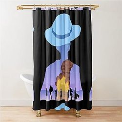 One Piece Monkey D. Luffy - Straw-Hats Pirates Shower Curtain
