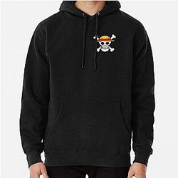 One Piece Luffy Skull Pullover Hoodie