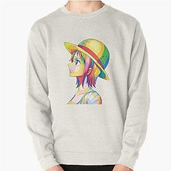 Nami One Piece Wpap Art Pullover Sweatshirt
