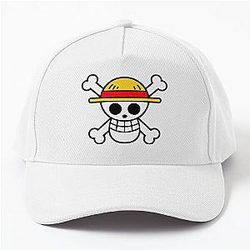 Straw hat one piece logo  Baseball Cap