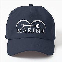 Navy One Piece Logo , One Piece Logo Dad Hat