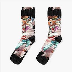 One Piece Captain Buggy the Clown Socks