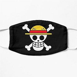 one piece mask stickers Flat Mask