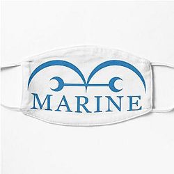 Navy One Piece Logo , One Piece Logo Flat Mask