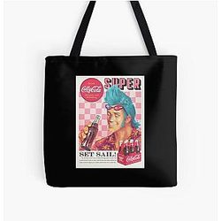 One Piece Franky Cola All Over Print Tote Bag