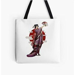 One Piece Robin Wano All Over Print Tote Bag
