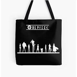 One Piece Crew Art All Over Print Tote Bag