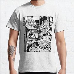 Corazon One Piece Manga Panel Design Classic T-Shirt